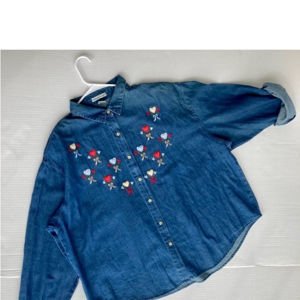 Blouse MAGGIE&MAX -Size 3X -Cotton/Merry Christmas 

003